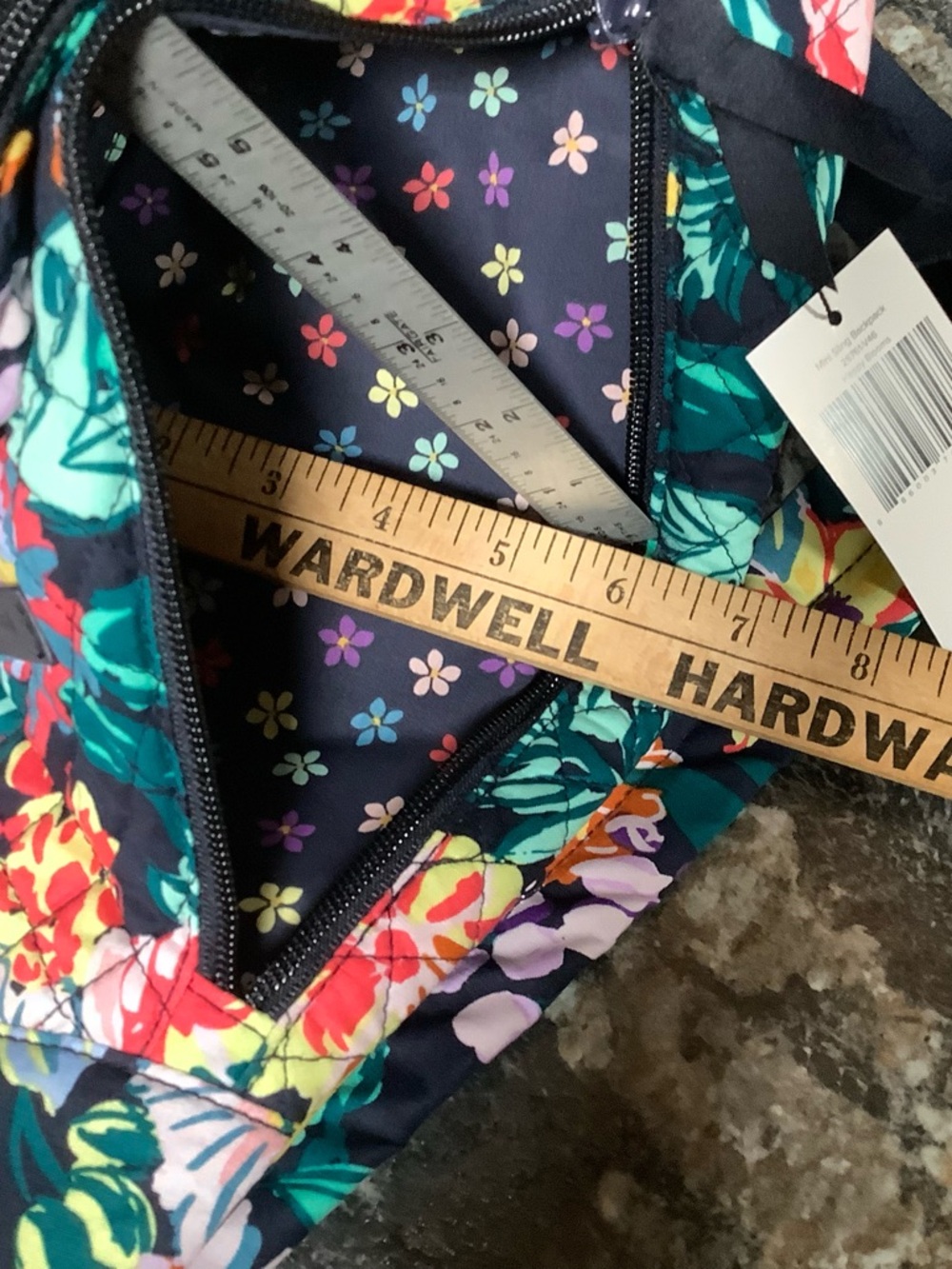 Vera Bradley sling backpack happy blooms - Picture 6 of 12